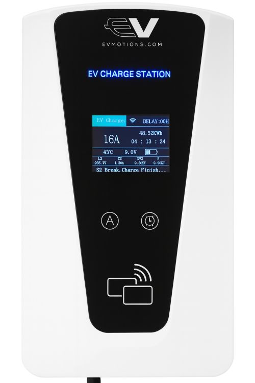 1-EVMOTIONS Delta Smart Wallbox Type2 7.4kw Wi-Fi EV töltő